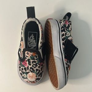 Toddle Girls Vans Size 5